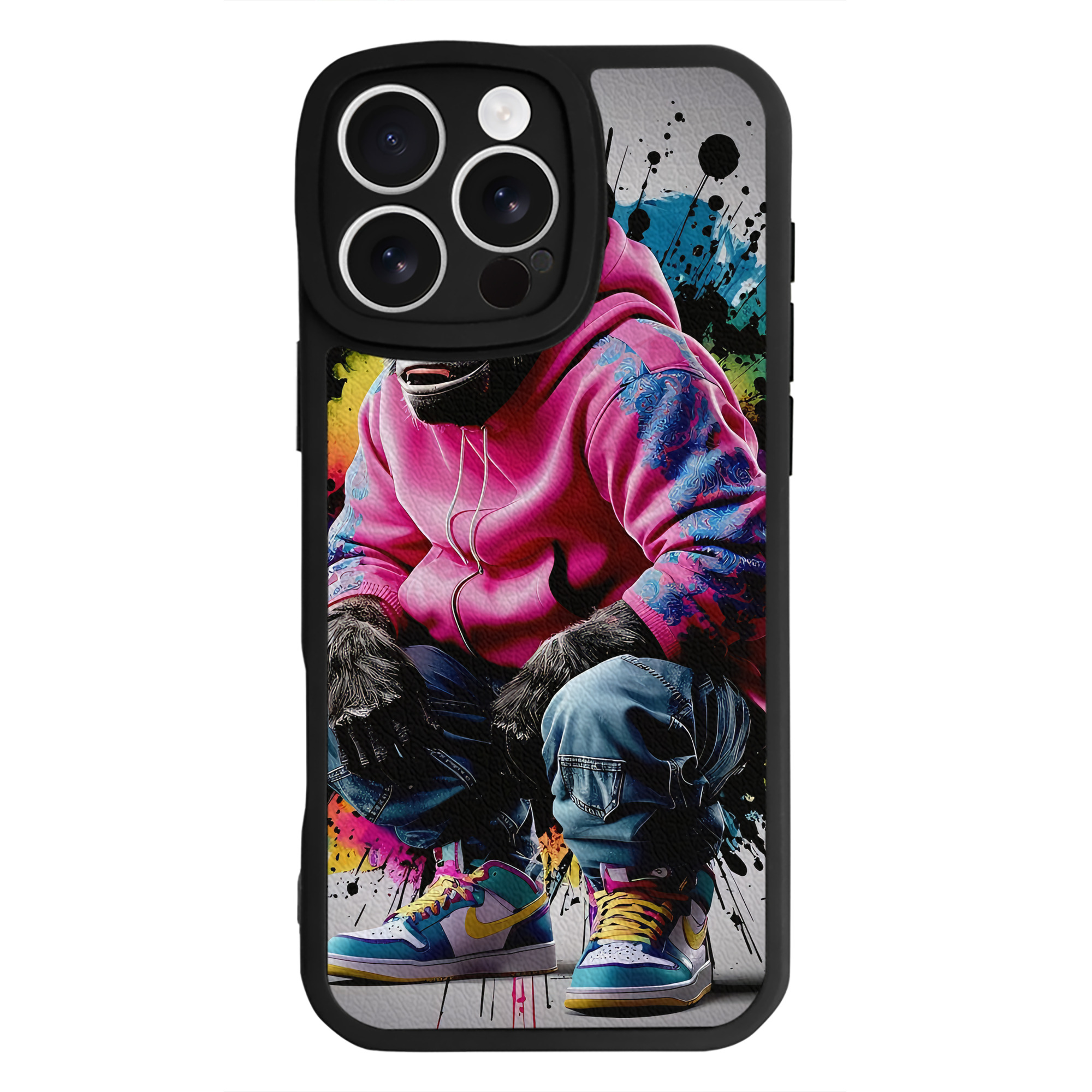 （画像用） ミッキーマウス Mickey Mouse 【iPhone 16シリーズ対応】シリコンスマホケース（レザー調） 材質：シリコン